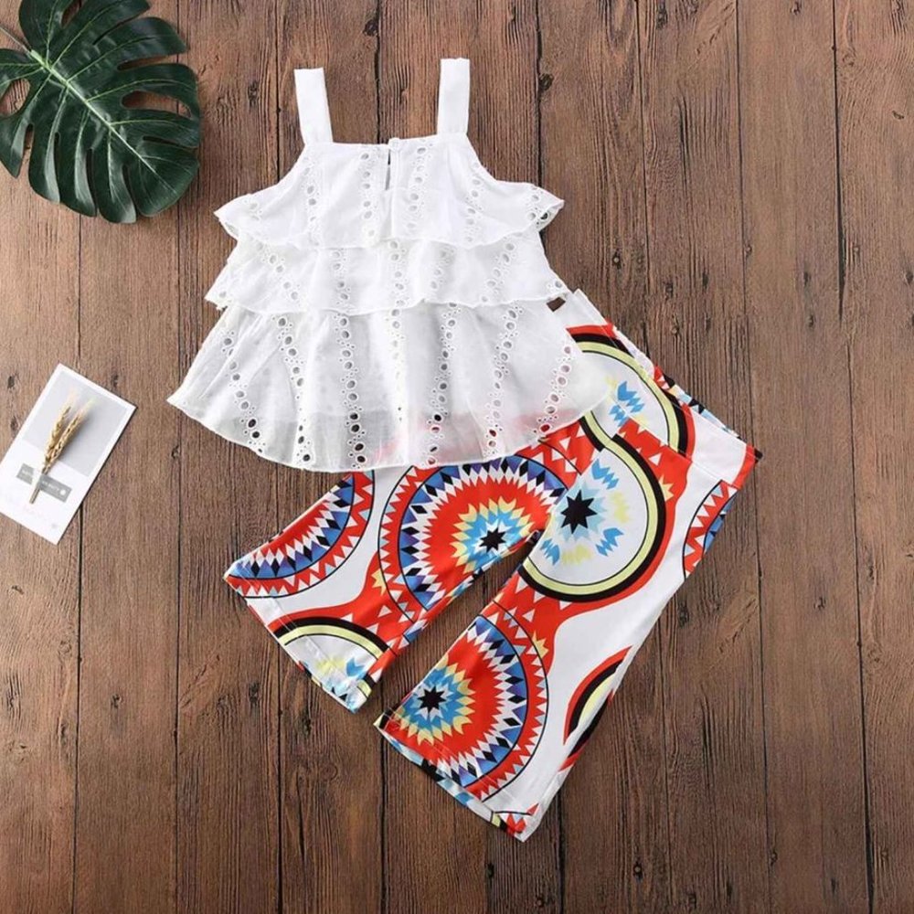 2Pcs Ruffle Set for Girls - Picture 4 of 4